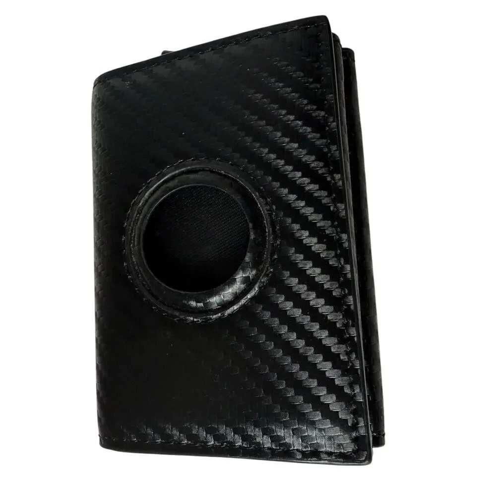Smart Minimalist Wallet with RFID Blocking - Carbon Fiber